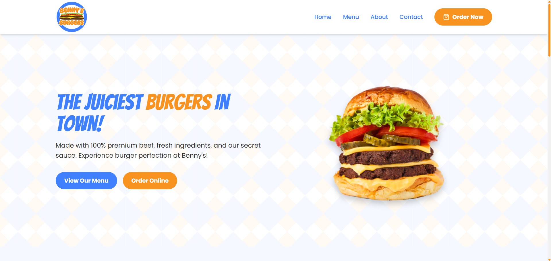 Benny's Burgers Screenshot